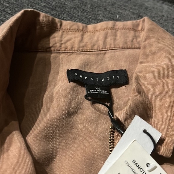 🌹NWT:SANCTUARY Explorer Cotton Blend Jumpsuit in Washed Lio - Picture 4 of 7